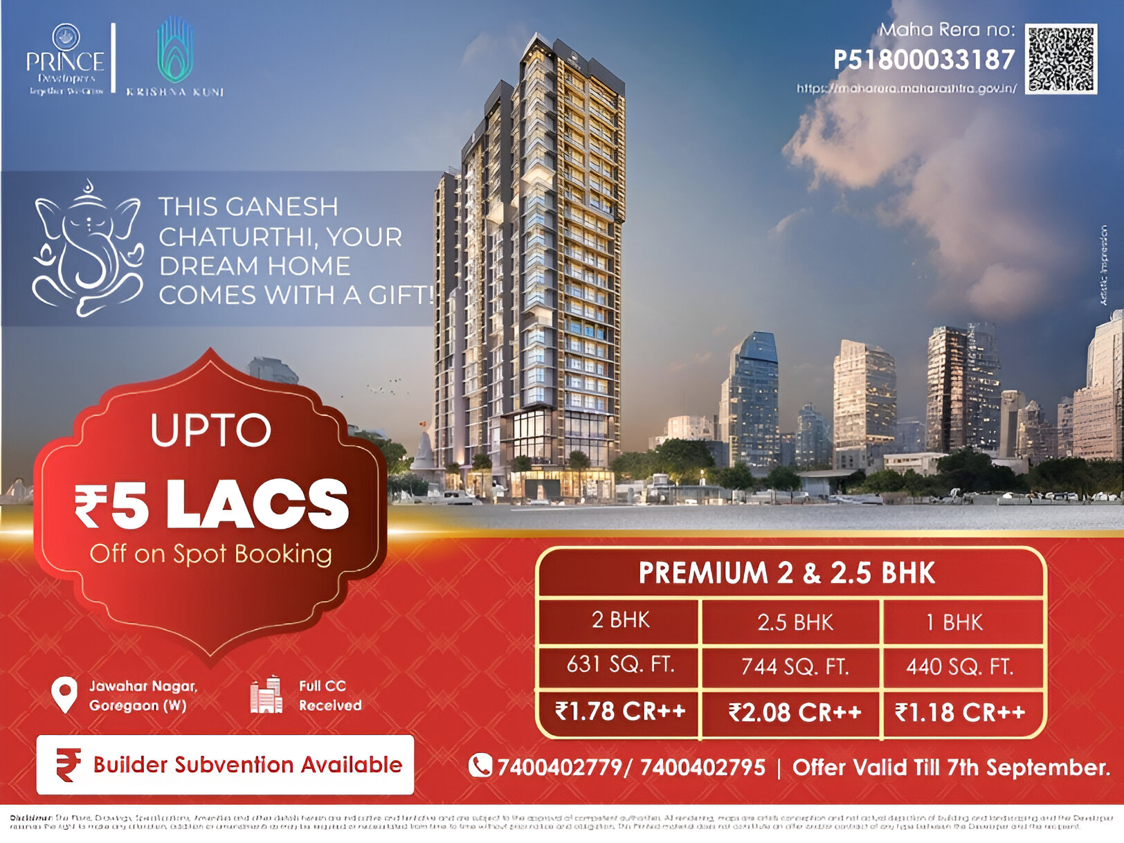 Krishna Kunj 360 - Modern Residential Apartments and Amenities in Goregaon West